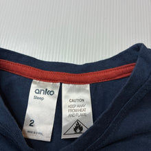 Load image into Gallery viewer, Boys Anko, cotton pyjama tee / top, GUC, size 2,  