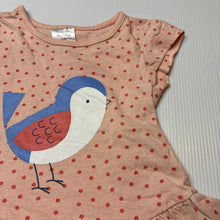 Load image into Gallery viewer, Girls Tiny Little Wonders, cotton tee / top, bird, EUC, size 0000,  