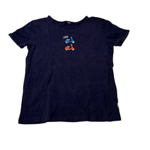 Load image into Gallery viewer, Boys Dymples, navy stretchy tee / top, GUC, size 2,  