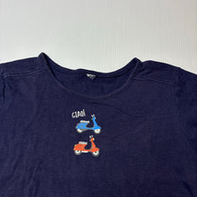 Load image into Gallery viewer, Boys Dymples, navy stretchy tee / top, GUC, size 2,  