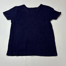 Load image into Gallery viewer, Boys Dymples, navy stretchy tee / top, GUC, size 2,  