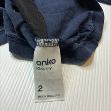 Load image into Gallery viewer, Boys Anko, embroidered cotton long sleeve top, dinosaurs, GUC, size 2,  