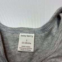 Load image into Gallery viewer, Unisex Baby Berry, soft cotton bodysuit / romper, EUC, size 1,  