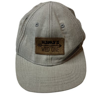 Load image into Gallery viewer, Boys Baby Berry, grey cotton baseball cap, FUC, size 000-00,  