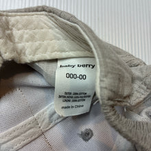 Load image into Gallery viewer, Boys Baby Berry, grey cotton baseball cap, FUC, size 000-00,  
