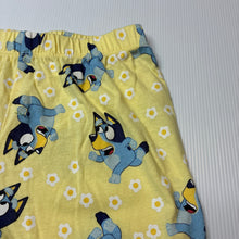 Load image into Gallery viewer, Girls Bluey, cotton pyjama shorts, elasticated, EUC, size 6,  
