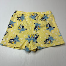 Load image into Gallery viewer, Girls Bluey, cotton pyjama shorts, elasticated, EUC, size 6,  