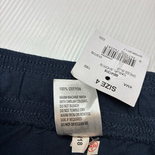 Load image into Gallery viewer, Boys Kids &amp; Co, navy cotton shorts, elasticated, NEW, size 4,  