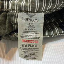 Load image into Gallery viewer, Boys THREADBOYS, khaki cotton shorts, adjustable, GUC, size 5-6,  