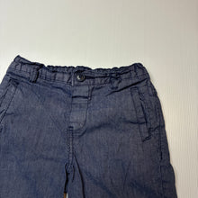 Load image into Gallery viewer, Boys Kids &amp; Co, blue cotton shorts, adjustable, GUC, size 5,  