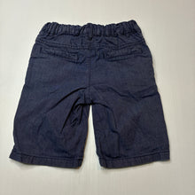 Load image into Gallery viewer, Boys Kids &amp; Co, blue cotton shorts, adjustable, GUC, size 5,  