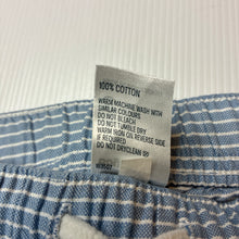 Load image into Gallery viewer, Boys Anko, striped cotton shorts, elasticated, EUC, size 8,  