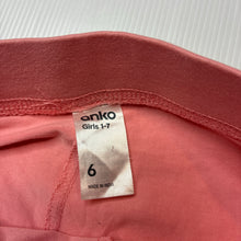 Load image into Gallery viewer, Girls Anko, pink stretchy bike shorts, GUC, size 6,  