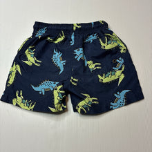 Load image into Gallery viewer, Boys Tilt, lightweight baord shorts, elasticated, dinosaurs, FUC, size 2,  