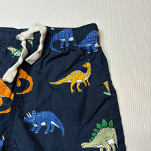 Load image into Gallery viewer, Boys Anko, lightweight cotton shorts, elasticated, dinosaurs, EUC, size 4,  