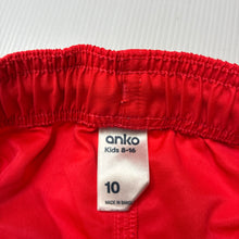 Load image into Gallery viewer, Boys Anko, lightweight board shorts, elasticated, EUC, size 10,  