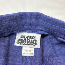 Load image into Gallery viewer, Boys Nintendo, Super Mario cargo shorts, elasticated, EUC, size 10,  