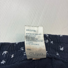 Load image into Gallery viewer, Girls Anko, navy cotton shorts, elasticated, FUC, size 8,  
