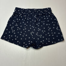 Load image into Gallery viewer, Girls Anko, navy cotton shorts, elasticated, FUC, size 8,  