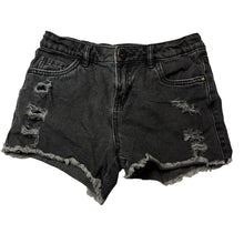 Load image into Gallery viewer, Girls Anko, distressed jean shorts, adjustable, GUC, size 10,  
