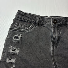 Load image into Gallery viewer, Girls Anko, distressed jean shorts, adjustable, GUC, size 10,  