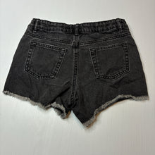 Load image into Gallery viewer, Girls Anko, distressed jean shorts, adjustable, GUC, size 10,  