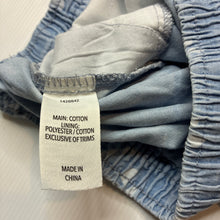 Load image into Gallery viewer, Girls 1964 Denim Co, lightweight chambray cotton shorts, elasticated, GUC, size 6,  