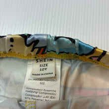 Load image into Gallery viewer, Girls SHEIN, colourful lightweight shorts, elasticated, EUC, size 10,  
