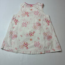 Load image into Gallery viewer, Girls Target, vintage floral cotton dress, GUC, size 00, L: 40cm