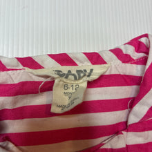 Load image into Gallery viewer, Girls Cotton On, striped lightweight cotton dress, GUC, size 0, L: 43cm