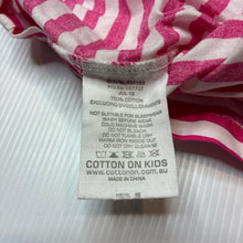 Load image into Gallery viewer, Girls Cotton On, striped lightweight cotton dress, GUC, size 0, L: 43cm