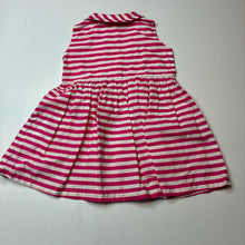 Load image into Gallery viewer, Girls Cotton On, striped lightweight cotton dress, GUC, size 0, L: 43cm