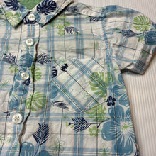 Load image into Gallery viewer, Boys Target, lightweight cotton short sleeve shirt, GUC, size 00,  