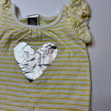 Load image into Gallery viewer, Girls Kids &amp; Co, striped cotton tee / top, EUC, size 0000,  
