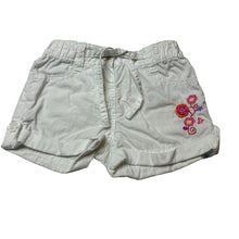Load image into Gallery viewer, Girls Target, embroidered lightweight cotton shorts, elasticated, GUC, size 00,  