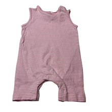 Load image into Gallery viewer, Girls Target, striped stretchy romper, elephant, GUC, size 0000,  