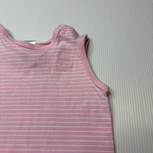 Load image into Gallery viewer, Girls Target, striped stretchy romper, elephant, GUC, size 0000,  