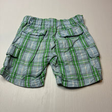 Load image into Gallery viewer, Boys Target, checked cotton shorts, adjustable, FUC, size 1,  