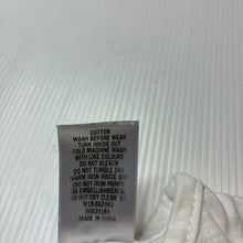 Load image into Gallery viewer, Girls Target, white cotton &amp; silver spot tee / top, FUC, size 000,  