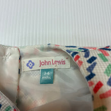 Load image into Gallery viewer, Girls John Lewis, lined party dress, EUC, size 00, L: 38cm