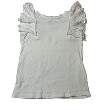 Load image into Gallery viewer, Girls Anko, white cotton tee / top, GUC, size 6,  