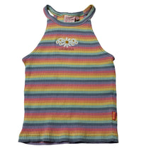 Load image into Gallery viewer, Girls GHANDA, embroidered ribbed stretchy summer top, FUC, size 5-6,  