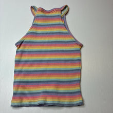 Load image into Gallery viewer, Girls GHANDA, embroidered ribbed stretchy summer top, FUC, size 5-6,  