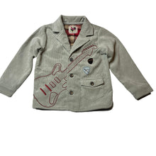 Load image into Gallery viewer, Boys ROCKIN' ROSSTER, embroidered corduroy jacket, guitar, EUC, size 4,  