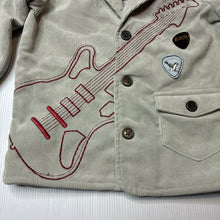Load image into Gallery viewer, Boys ROCKIN' ROSSTER, embroidered corduroy jacket, guitar, EUC, size 4,  