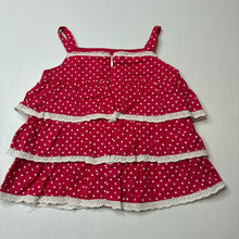Load image into Gallery viewer, Girls Sprout, tiered cotton summer top, GUC, size 0,  