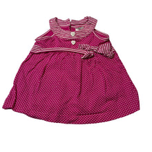 Load image into Gallery viewer, Girls Target, pink &amp; white cotton summer dress, FUC, size 000, L: 30cm