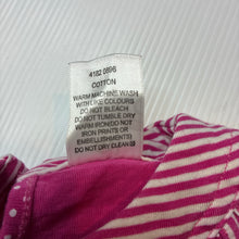 Load image into Gallery viewer, Girls Target, pink &amp; white cotton summer dress, FUC, size 000, L: 30cm