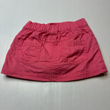 Load image into Gallery viewer, Girls ZY baby, pink cotton skirt, elasticated, built-in nappy cover, GUC, size 00,  