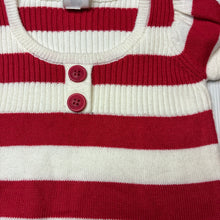 Load image into Gallery viewer, Girls Pumpkin Patch, striped lightweight knit short sleeve top, EUC, size 1,  